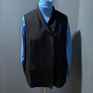 Zara Elegant Black Vest Size-XL NWT